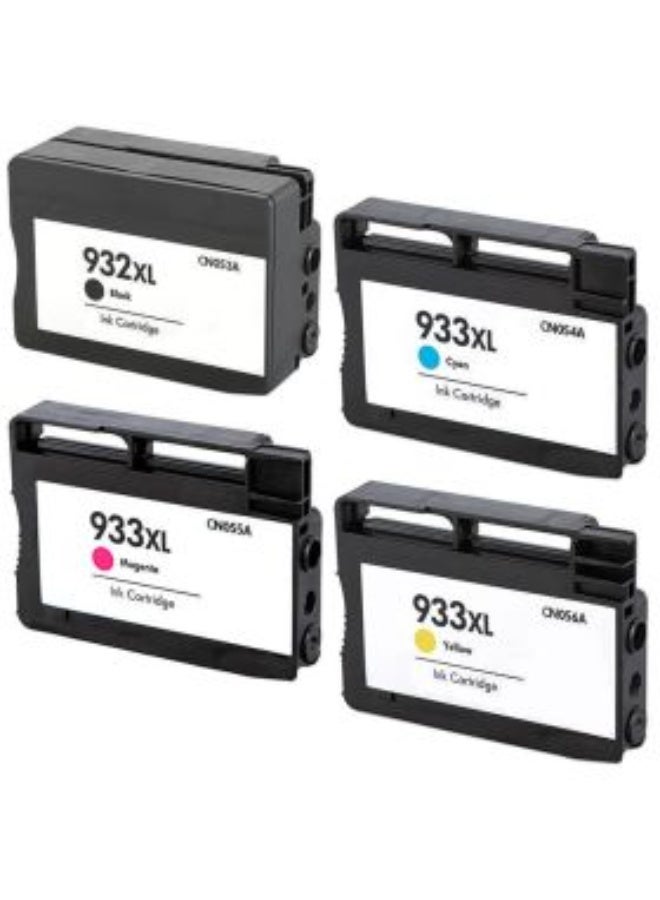 طقم حبر متوافق 932XL / 933XL لطابعات HP OfficeJet - Image 2